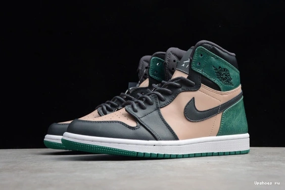 AH7389-203 Air WMNS AH7389-203 Premium Jordan High 1 Green Pink 0619